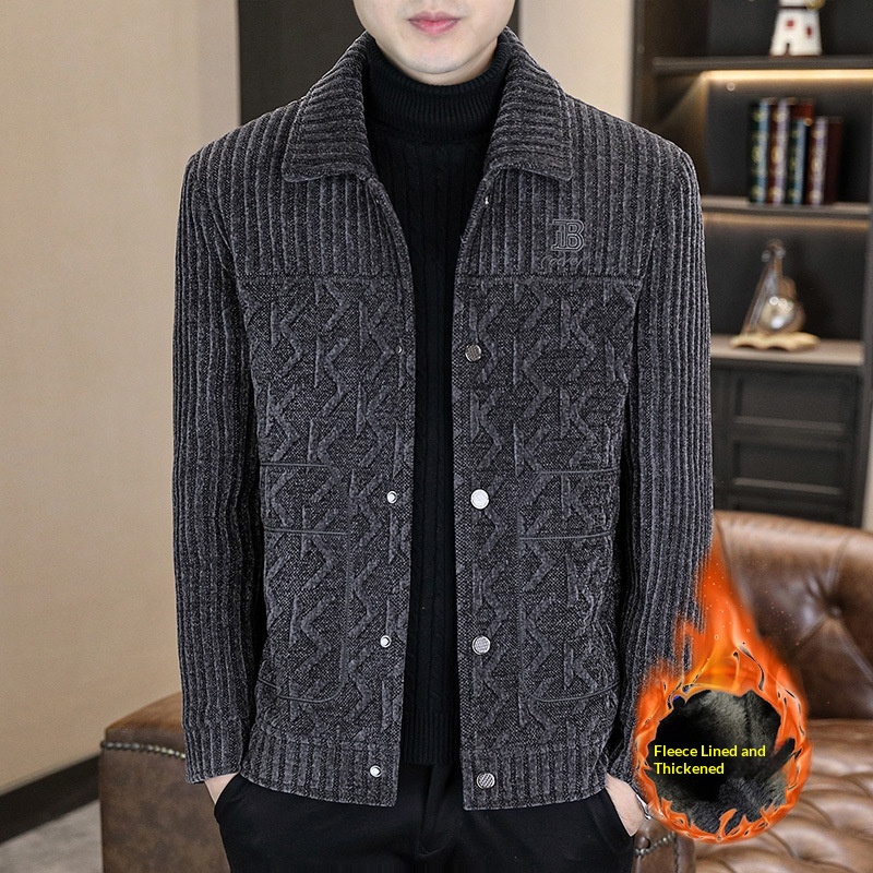 boy Boy Boy Casual Short Thickened Autumn Winter Fleece Trendy Wool Coat Men's Jacket Korean Style New In Stock_voghion.com