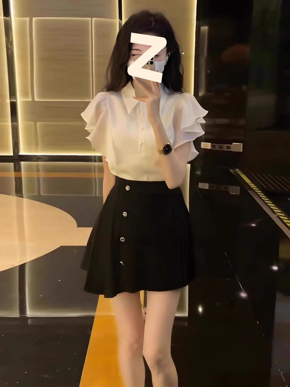 ChicShe High-End Egant Korean Salt Sty Outfit Mature JK Uniform Dress Two-Piece Set For Women Summer Straight Hair Direct_voghion.com