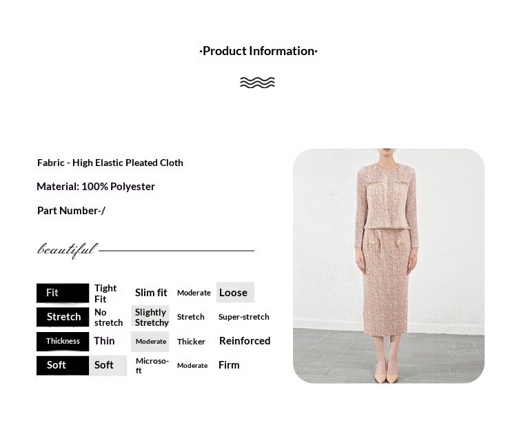 ChicShe Miyake Style Elegant Socialite Short Coat For Women European Goods 2023 Autumn New High-end Pleated Two-piece Set_voghion.com
