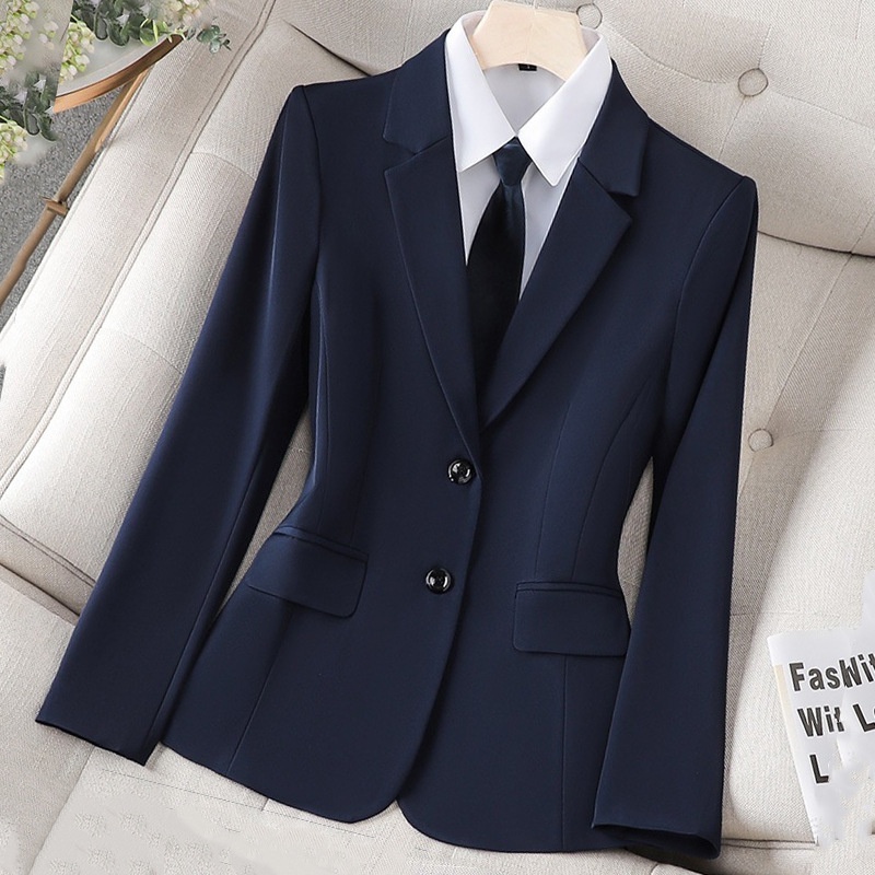 ChicShe Professional Suit Set For Women Hotel Front Desk Manager Workwear Autumn Winter Elegant Civil Servant Formal Small_voghion.com