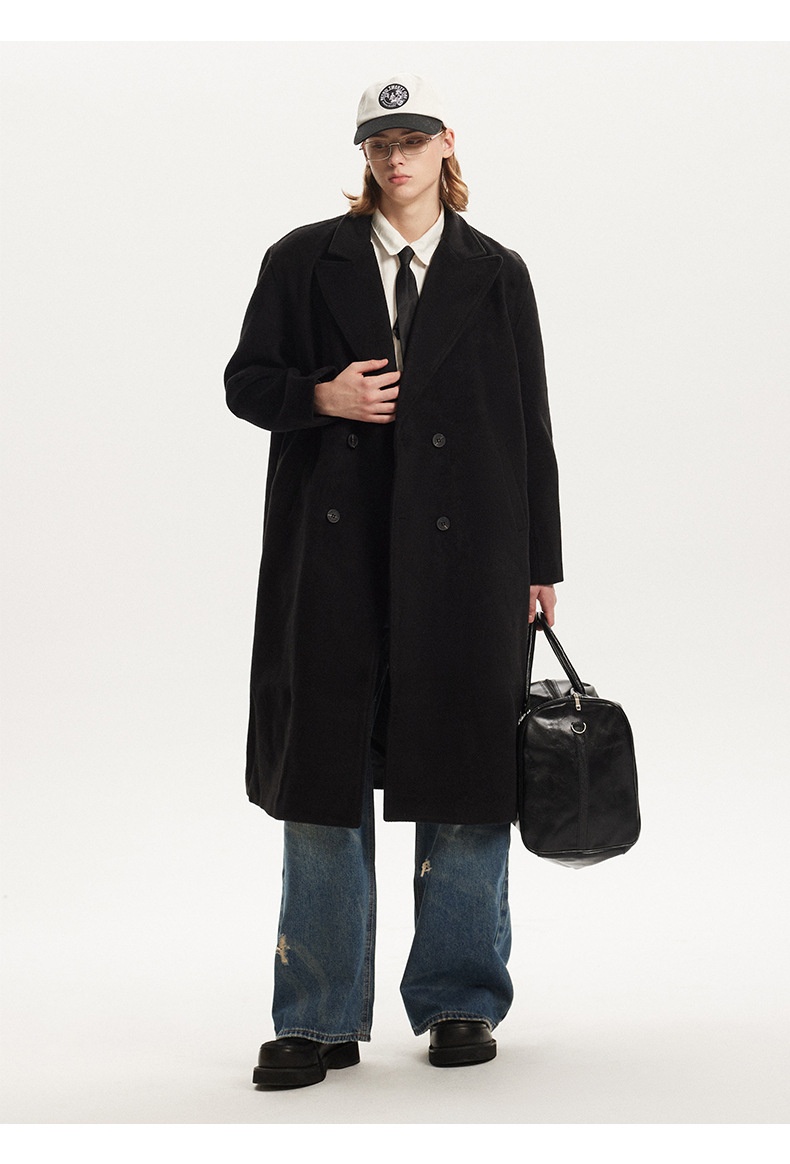 boy Boy Boy MADEEXTREME Retro Autumn New Double-Breasted Wool Coat Men Long Over-the-Knee Winter Woolen Jacket_voghion.com