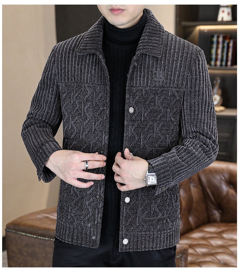 boy Boy Boy Casual Short Thickened Autumn Winter Fleece Trendy Wool Coat Men's Jacket Korean Style New In Stock_voghion.com