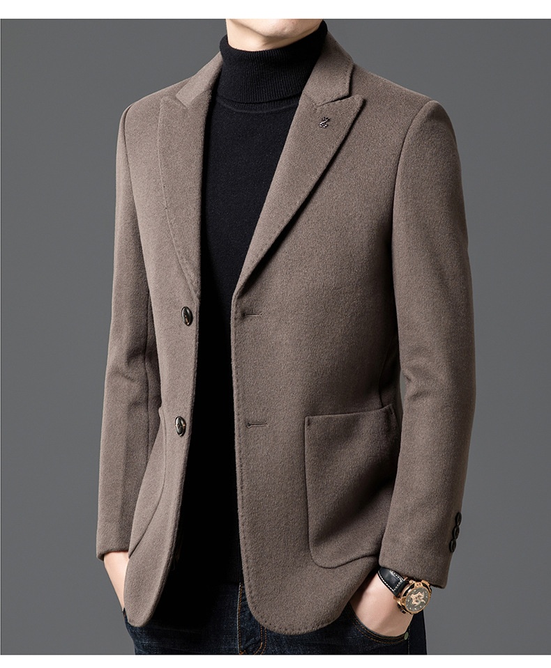 boy Boy Boy Winter New Men's Goose Down Liner Coat With Suit Collar, Trendy Loose Fit For Middle-aged And Young Men, Thickened_voghion.com