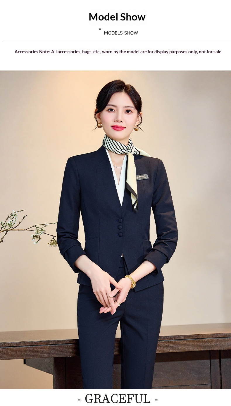 ChicShe Wholesale Sping And Autumn Elegant Slim Fit Hotel Manage Jewely Stoe Gold Shop Pofessional Suit Set Women's_voghion.com