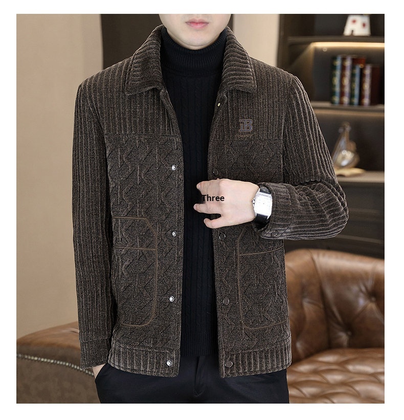 boy Boy Boy Casual Short Thickened Autumn Winter Fleece Trendy Wool Coat Men's Jacket Korean Style New In Stock_voghion.com