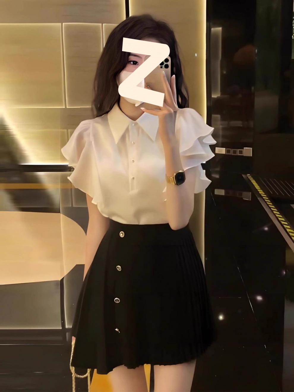 ChicShe High-End Egant Korean Salt Sty Outfit Mature JK Uniform Dress Two-Piece Set For Women Summer Straight Hair Direct_voghion.com