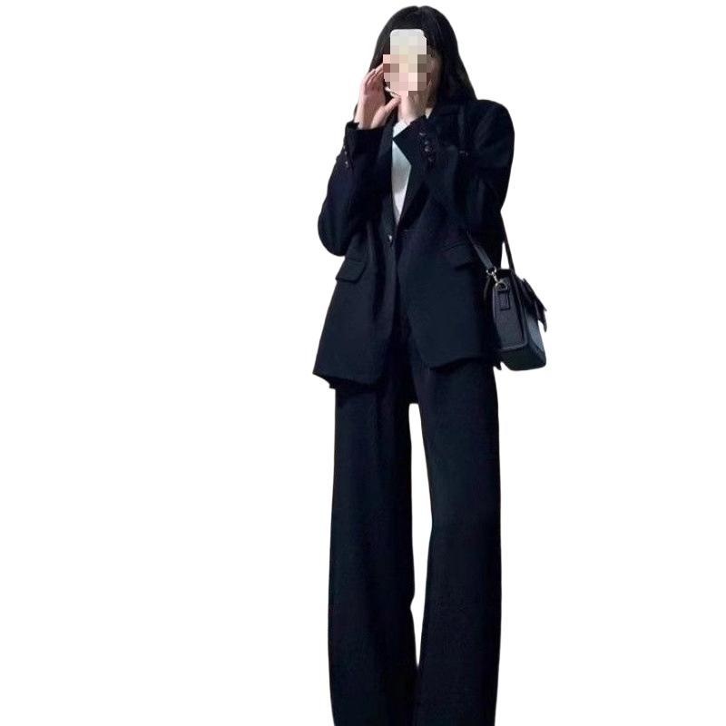 ChicShe Black Set Women 2025 Spring And Autumn New Fashion Casual Professional Formal Suit For Big Interview With Free Shipping_voghion.com