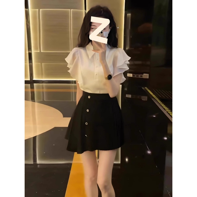 ChicShe High-End Egant Korean Salt Sty Outfit Mature JK Uniform Dress Two-Piece Set For Women Summer Straight Hair Direct_voghion.com