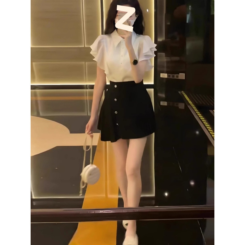 ChicShe High-End Egant Korean Salt Sty Outfit Mature JK Uniform Dress Two-Piece Set For Women Summer Straight Hair Direct_voghion.com