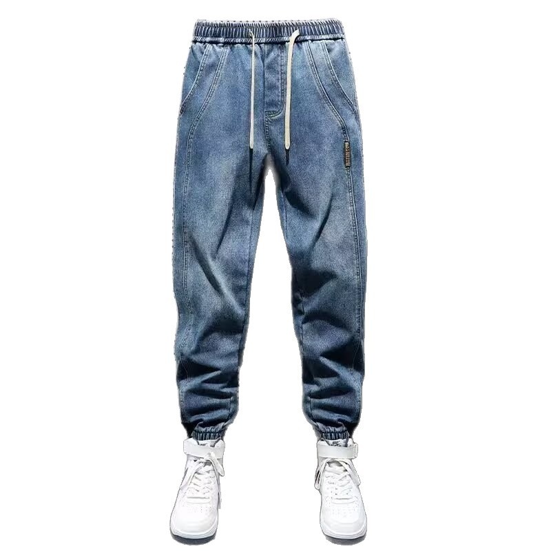 boy Boy Boy Cross-Border Foreign Trade Spring And Autumn Jeans Men's Brand Casual Jogger Loose Versatile Trendy Harem Pants_voghion.com
