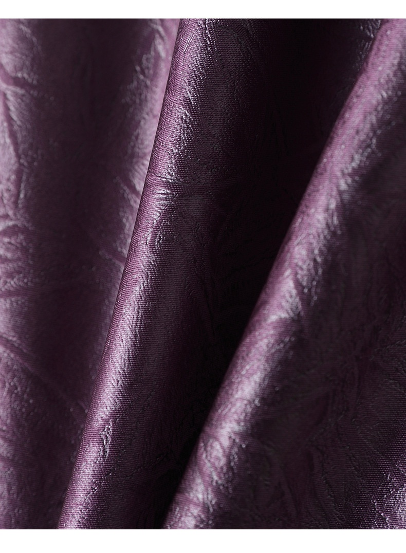 ChicShe S10 Champagne Pink Jacquard Silky Satin Half-length Long Women 2025 Spring European Goods Western Style Fishtail Skirt_voghion.com