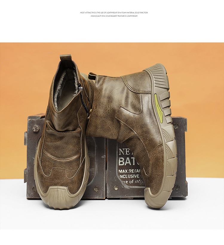 Chaussures de travail Glide Labor Protection pour hommes, imperméables, antidérapantes, résistantes à l'usure, polyvalentes et adaptées à une utilisation en extérieur, au bureau ou au travail._voghion.com