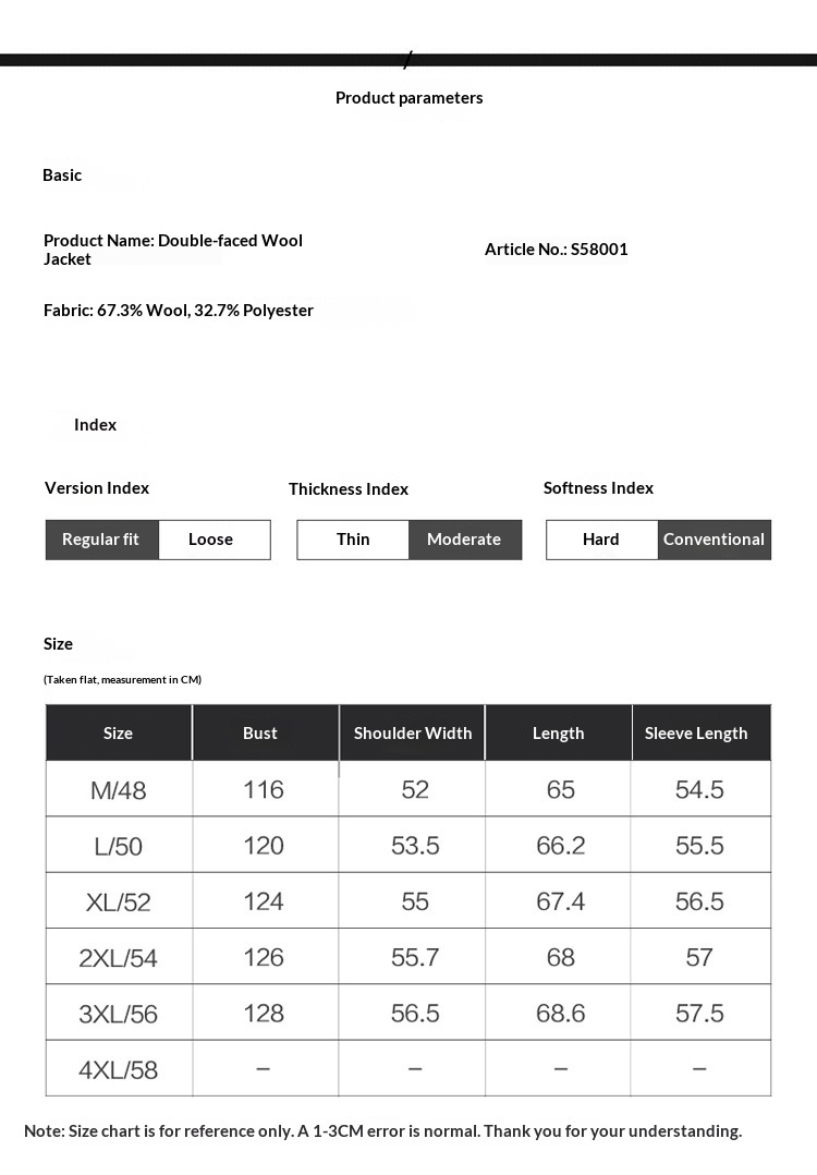 boy Boy Boy Fanwo FW1301 New In Stock 2024 Autumn Winter Pure Handmade Short Double-Sided Cashmere Coat For Men Fashion Jacket_voghion.com