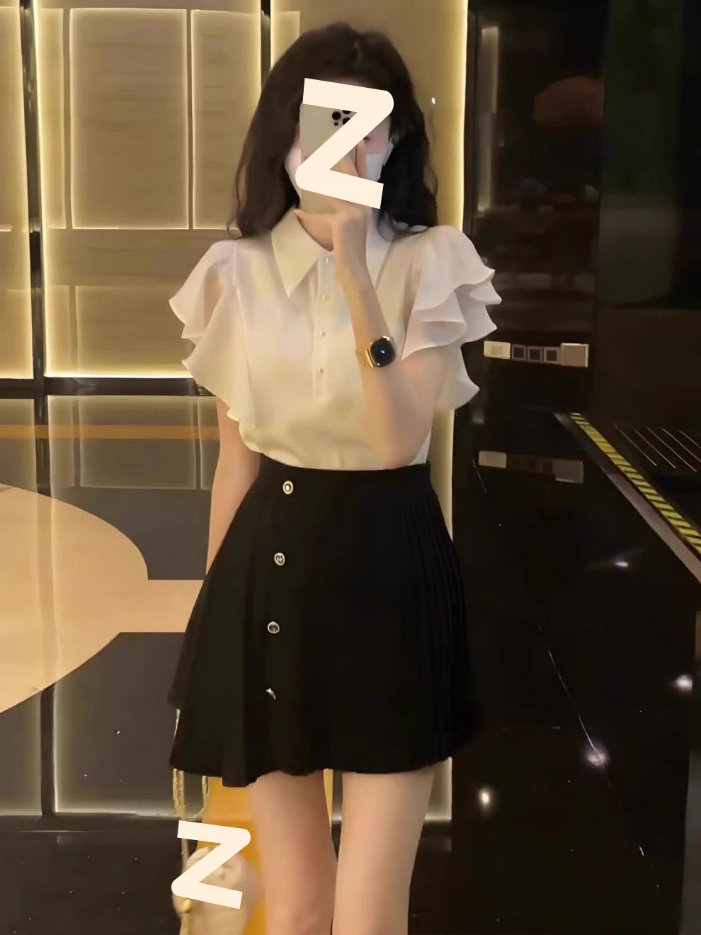 ChicShe High-End Egant Korean Salt Sty Outfit Mature JK Uniform Dress Two-Piece Set For Women Summer Straight Hair Direct_voghion.com