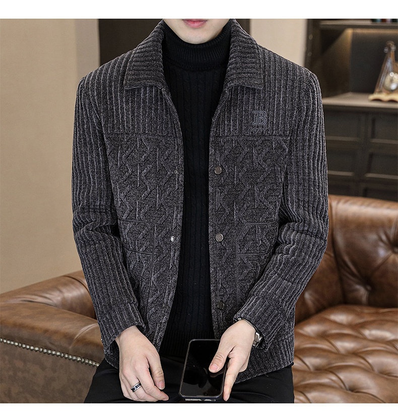 boy Boy Boy Casual Short Thickened Autumn Winter Fleece Trendy Wool Coat Men's Jacket Korean Style New In Stock_voghion.com