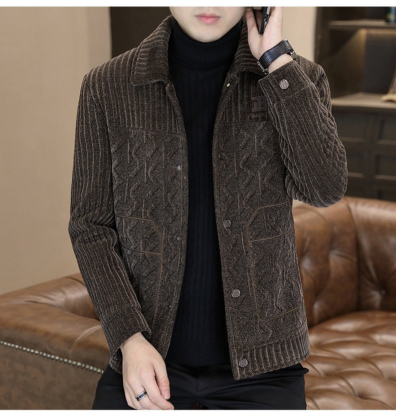 boy Boy Boy Casual Short Thickened Autumn Winter Fleece Trendy Wool Coat Men's Jacket Korean Style New In Stock_voghion.com