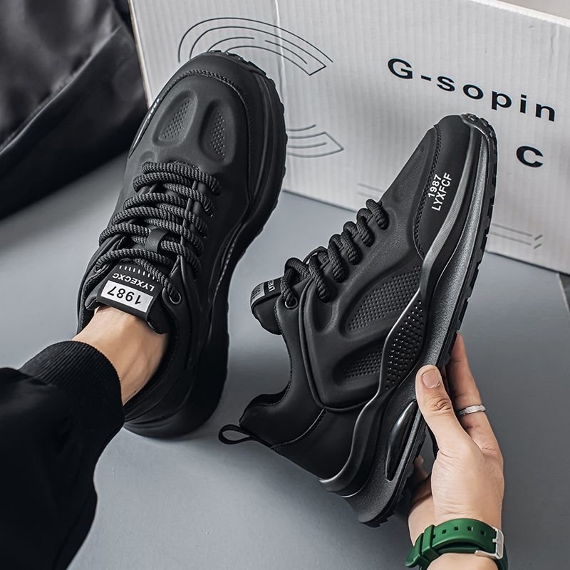 Glide Chef Fashion Waterproof Oilproof Restaurant Kitchen Casual Men's Sports Height Increasing Non-slip Wear-resistant Dad_voghion.com