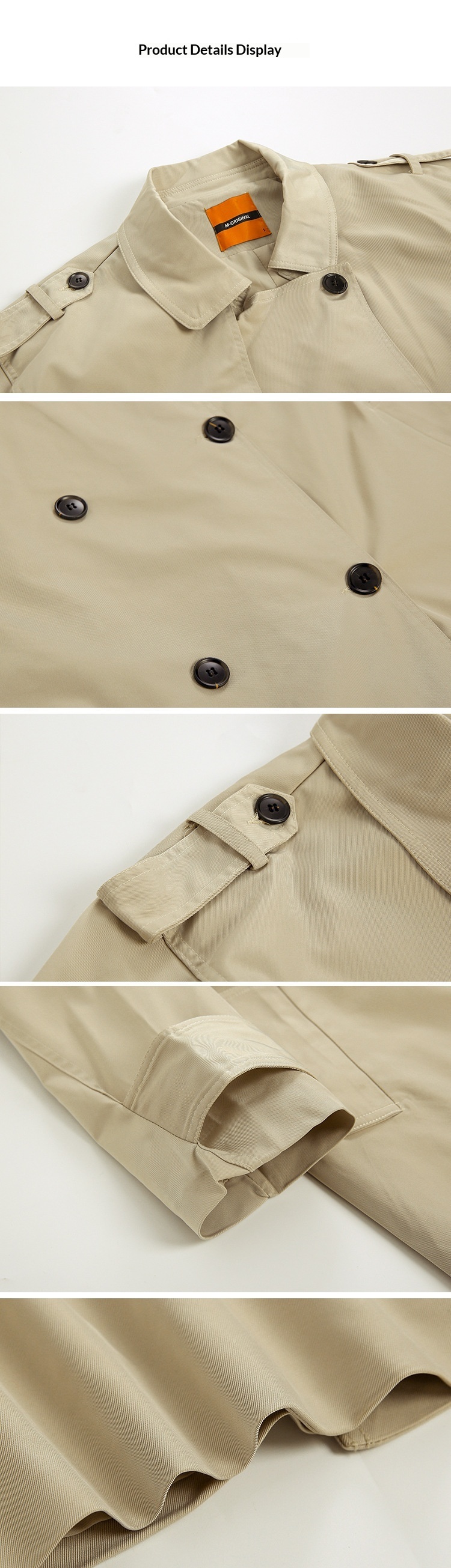 boy Boy Boy Autumn Winter Men's Hong Kong Style Double-Breasted Mid-Length Trench Coat Stylish Over-the-Knee Cape Loose Overcoat_voghion.com