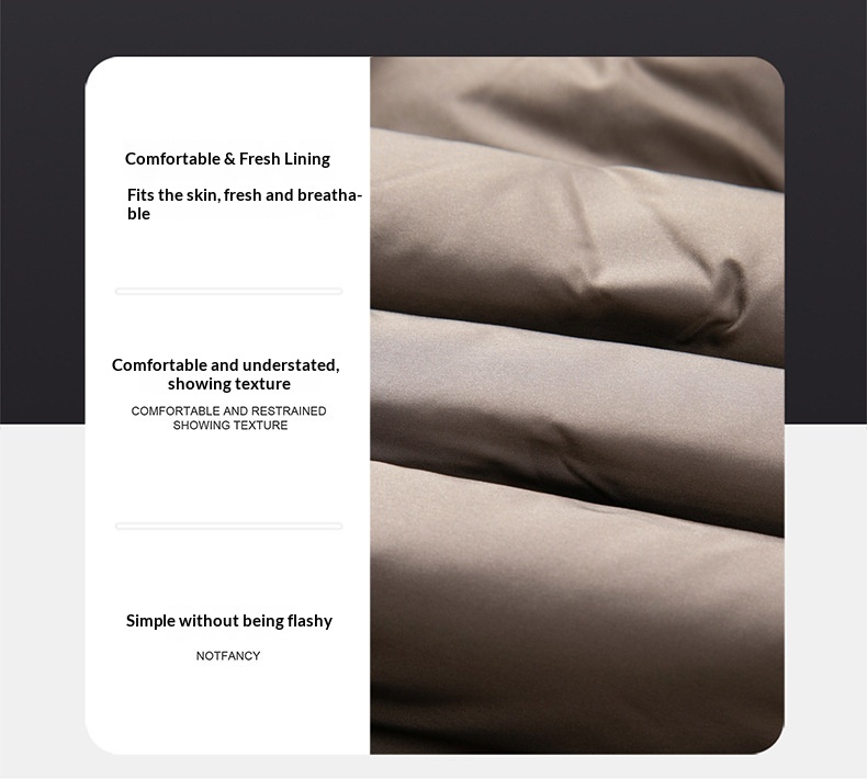 boy Boy Boy Winter New Men's Goose Down Liner Coat With Suit Collar, Trendy Loose Fit For Middle-aged And Young Men, Thickened_voghion.com