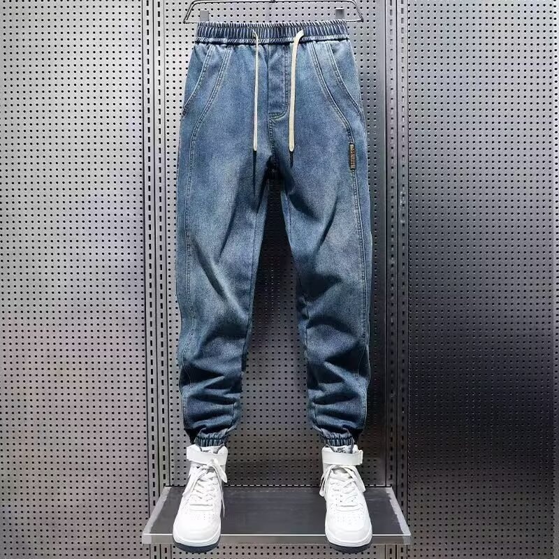 boy Boy Boy Cross-Border Foreign Trade Spring And Autumn Jeans Men's Brand Casual Jogger Loose Versatile Trendy Harem Pants_voghion.com