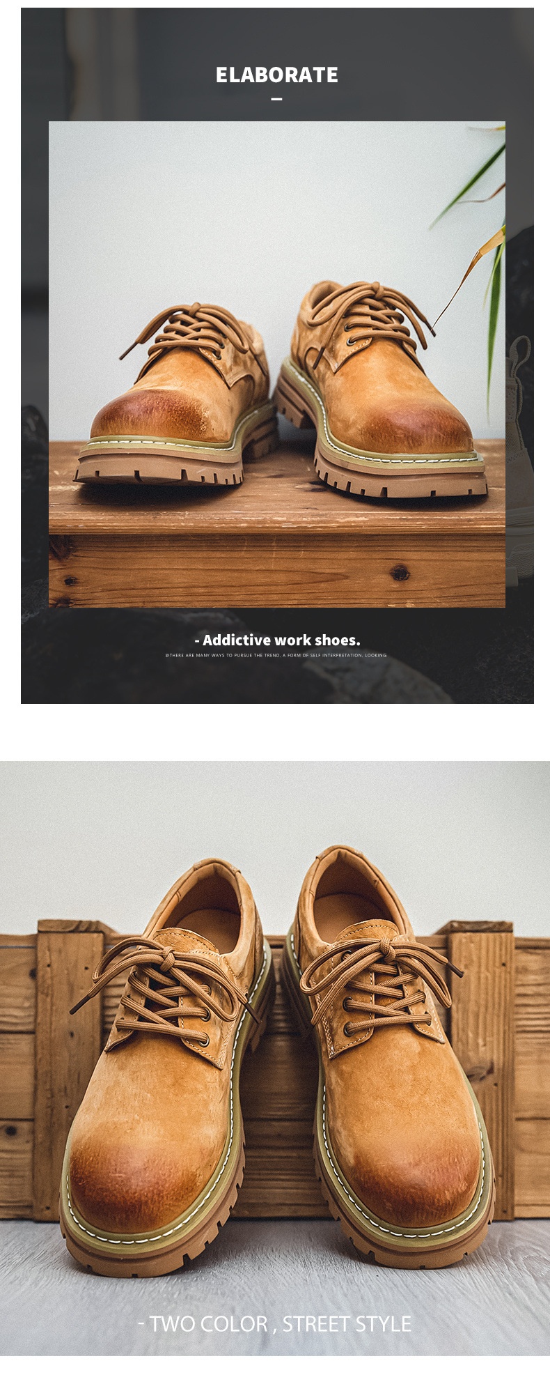 Glide Glide Spring Nw Lathr Pigskin British Rtro Low-top Thick-sold Hight-incrasing Non-slip Casual Work Shos Mn's_voghion.com