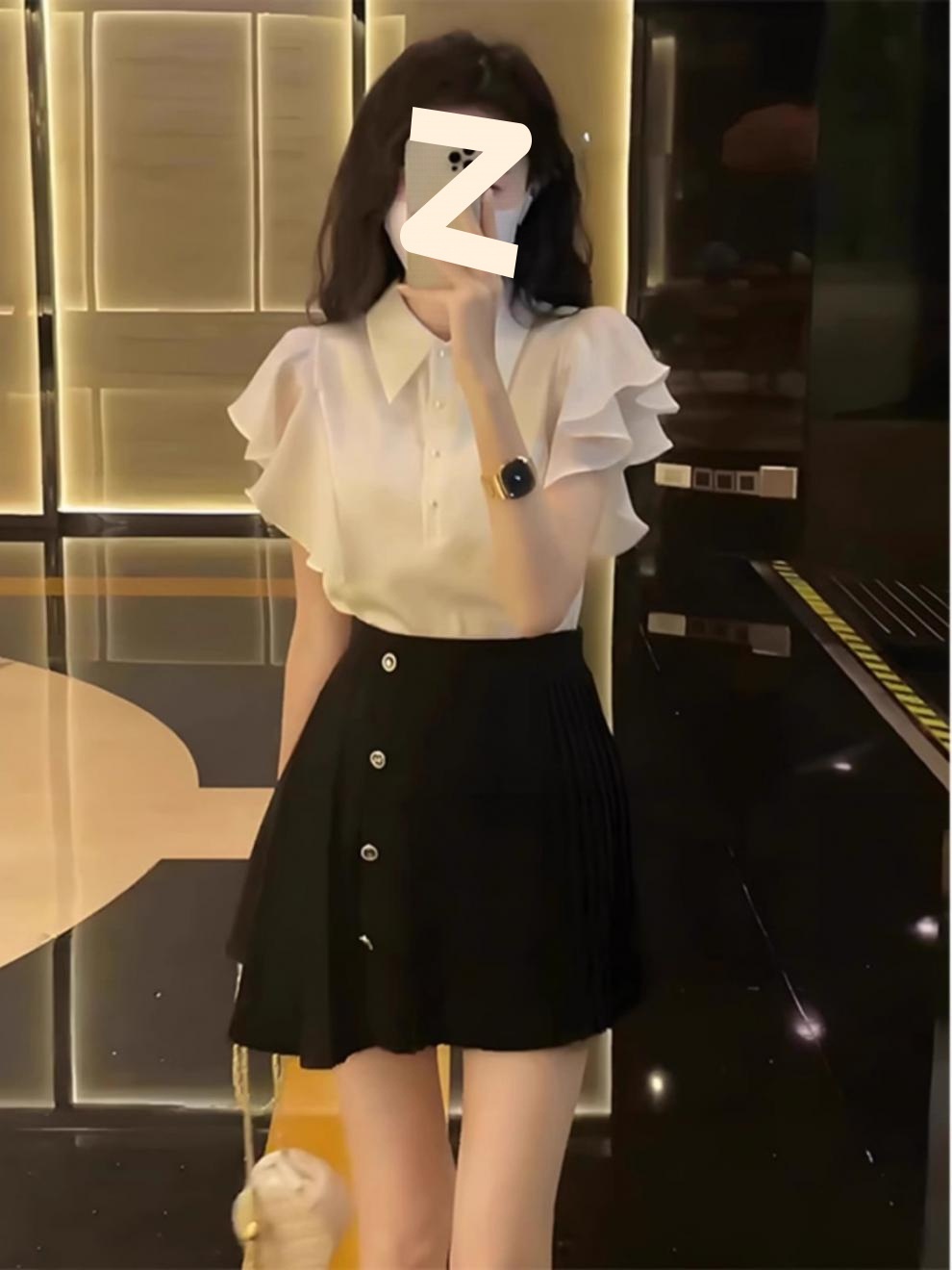 ChicShe High-End Egant Korean Salt Sty Outfit Mature JK Uniform Dress Two-Piece Set For Women Summer Straight Hair Direct_voghion.com