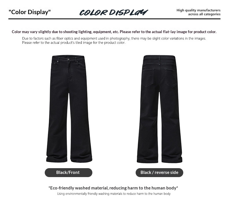 Boy Boy JIAMU Herfst Winter Stretch Zwarte Bajia Scimitar Flared Jeans Heren Slim Fit Beenverlengende Bootcut Broek_voghion.com