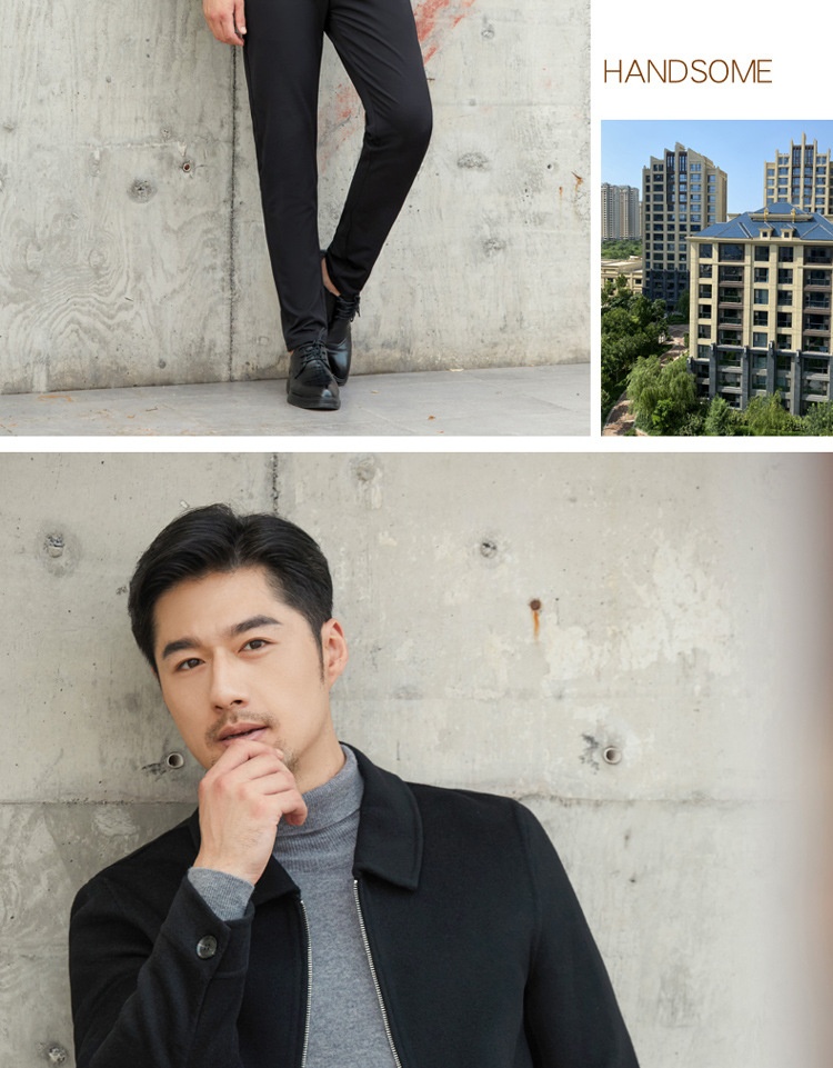 boy Boy Boy 2021 New Winter Coat Men's Turn-Down Collar Short Middle-Aged Double-Sided Wool Jacket_voghion.com