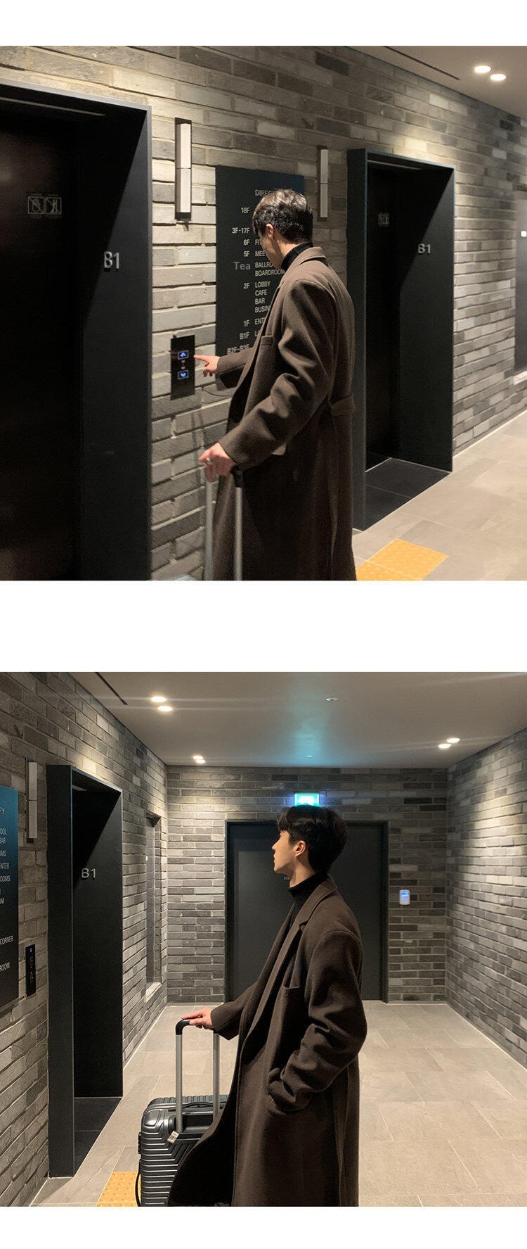 boy Boy Boy Wool Coat For Men, Over-the-Knee, Mid-Leth, Korean Trendy British Style, Winter Thickened Woolen Trench Coat, Extra_voghion.com