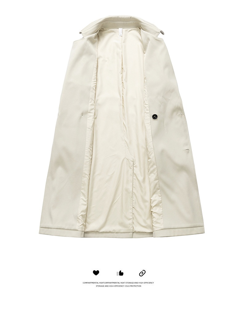 Women's Clothing Women's Clothing Women's Clothing Women's Clothing Spring And Autumn Khaki Trench Coat For Men, Mid-Len_voghion.com