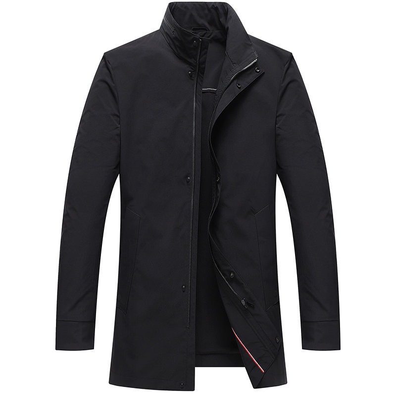 2021 Autumn New Coat Middle-aged Men's Mid-length Sleeve_voghion.com
