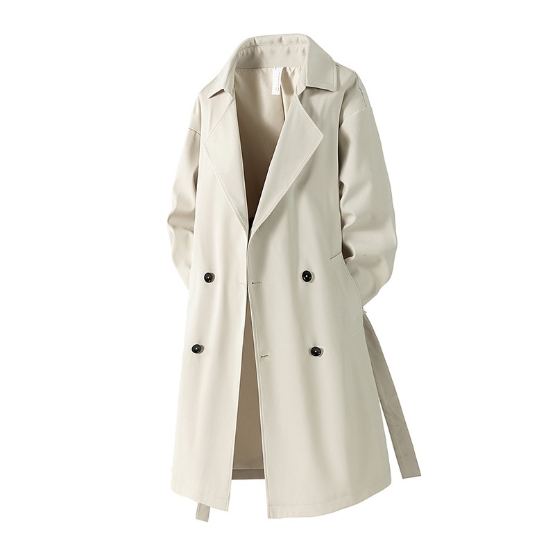 Women's Clothing Women's Clothing Women's Clothing Women's Clothing Spring And Autumn Khaki Trench Coat For Men, Mid-Len_voghion.com