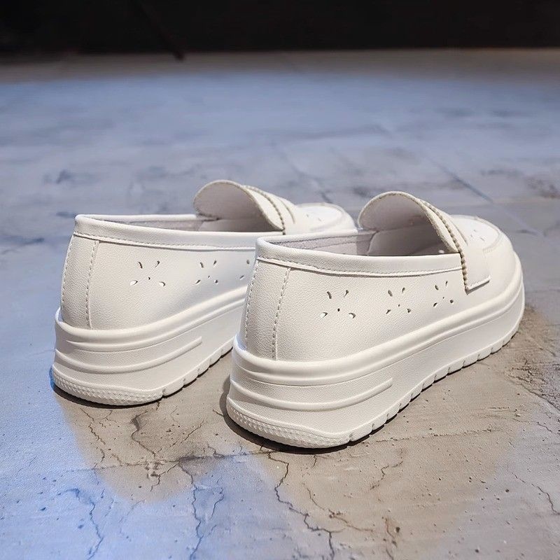 ShoeGlobe 2025 Spring And Autumn Nurse For Women, Hollow Soft Sole, Breathable, Non-Slip, New Style Perforated Medical Single_voghion.com