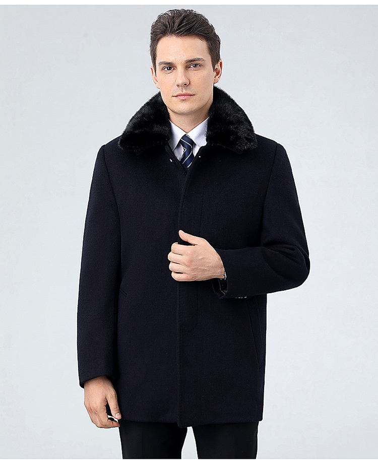 boy Boy Boy Winter Down Liner Cashmere Mid-Length Middle-aged Men Dad Wear Warm Fur Collar Woolen Coat_voghion.com