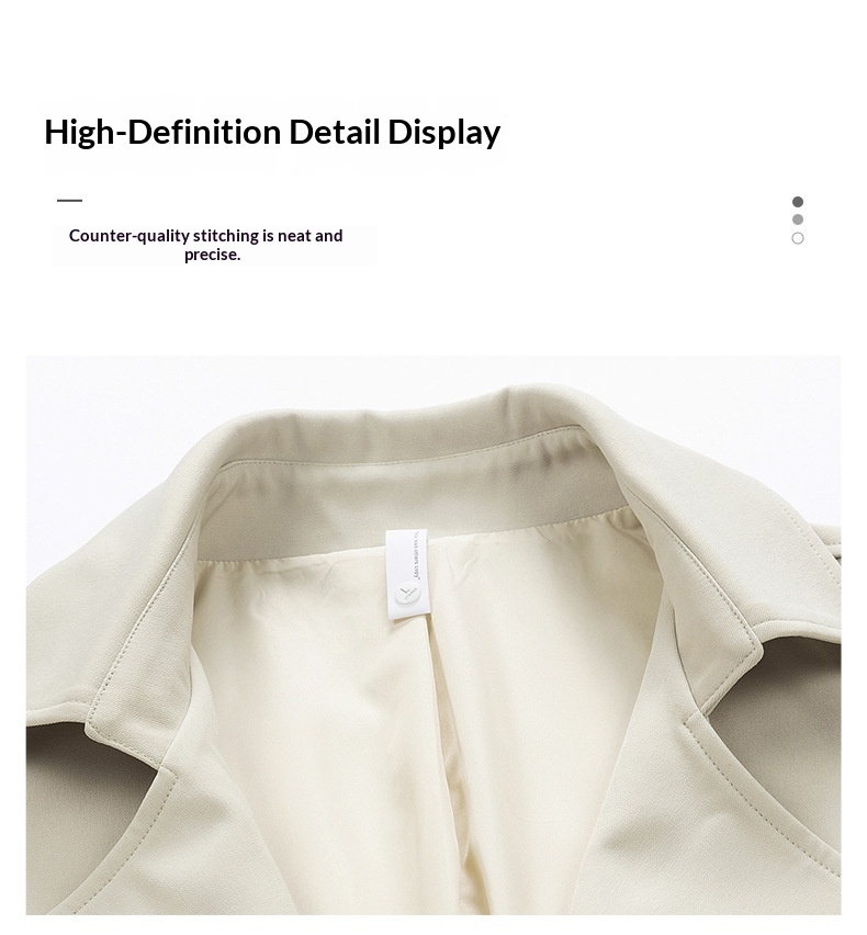 Women's Clothing Women's Clothing Women's Clothing Women's Clothing Spring And Autumn Khaki Trench Coat For Men, Mid-Len_voghion.com