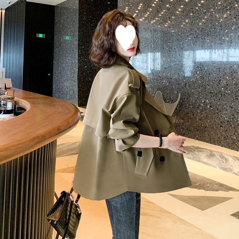 Women's Fashion Women's Fashion Women's Fashion Women's Short Elegant Trench Coat For Women, Autumn New Korean Style Sui_voghion.com