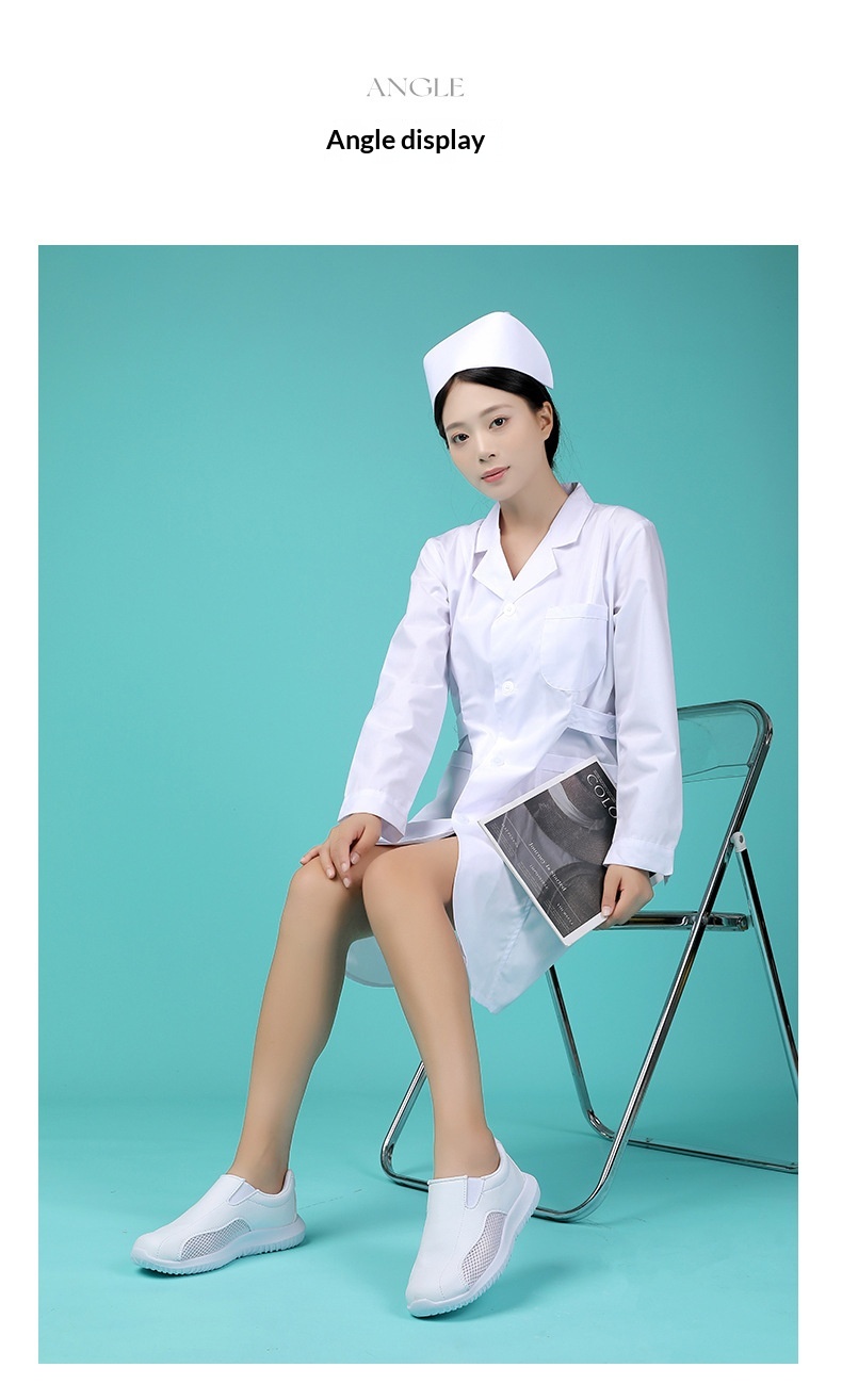 ShoeGlobe Nurse für Damen und Herren, weiche Sohle, bequem, rutschfest, flach, für Frühling, Herbst und Sommer, große Größen, leicht, medizinisch_voghion.com