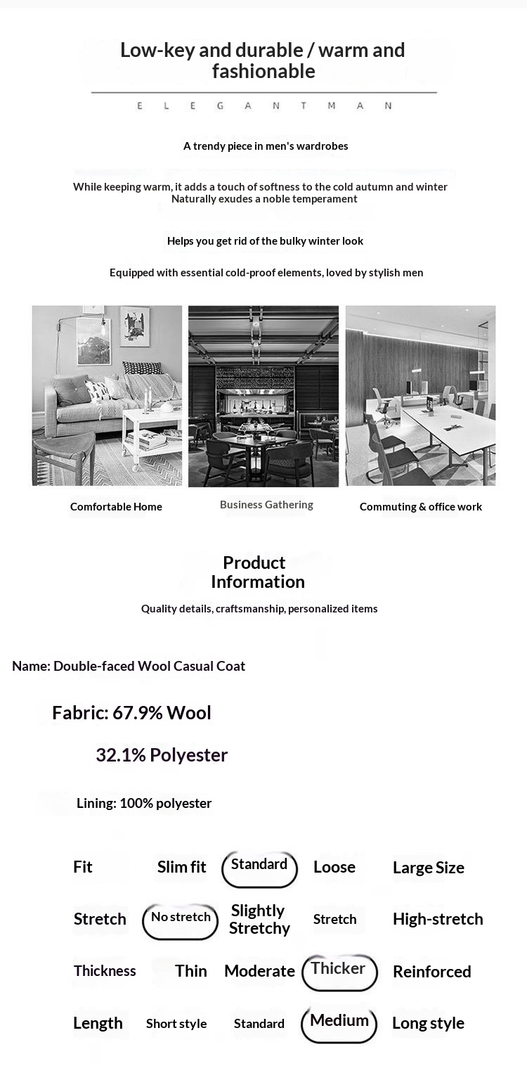 boy Boy Boy Plus Size Coat Men, Mid-Length, Winter Thickened Wool Double-Sided Woolen Coat, Oversized For Big And Tall Men_voghion.com