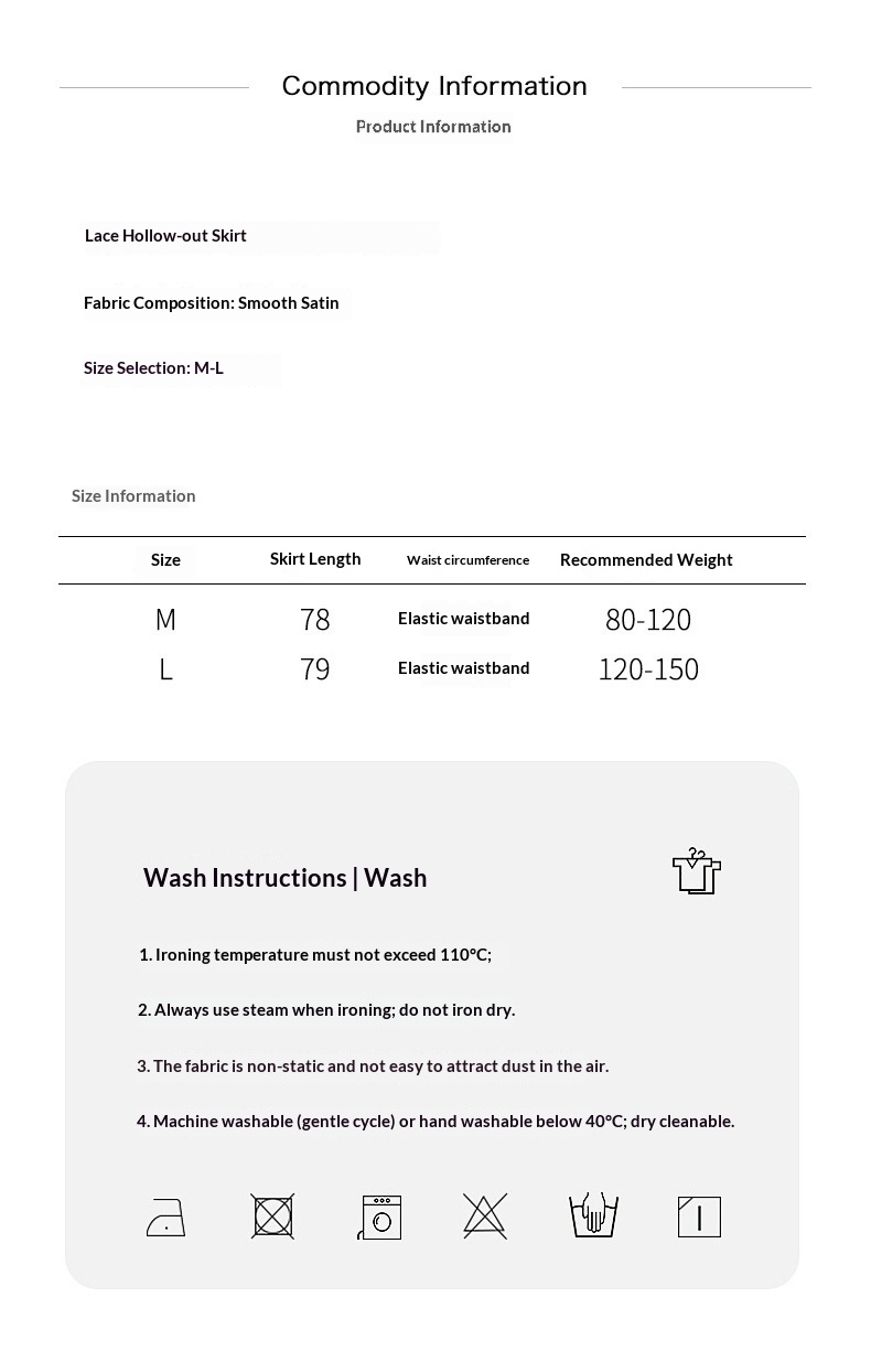 ChicShe Heavy Embroidery National Style A-Line For Women High Waist European Goods High-End French Elegant Covering Hips Lace_voghion.com