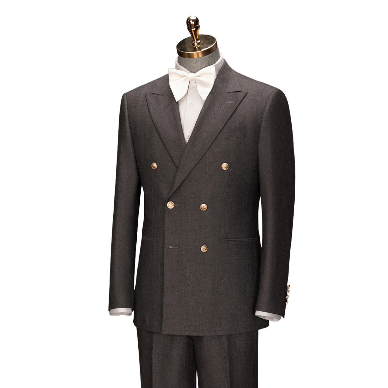 BOY BOY Double-Breasted Men's Performance Host Groom Wedding Tailored Suit Vest Three-Piece Set_voghion.com