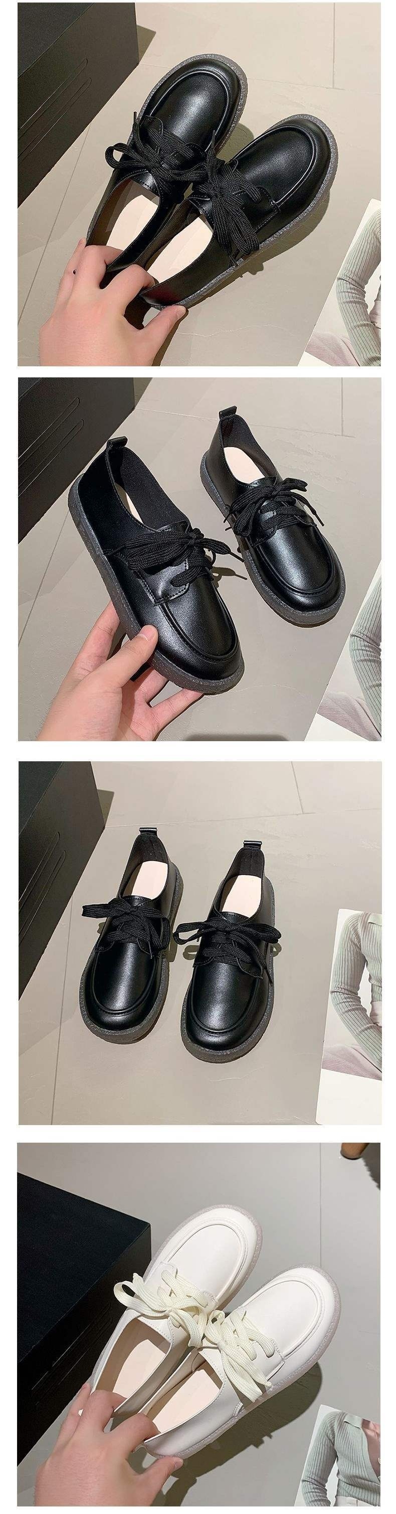 ShoeGlobe Damen-Sandalen mit weicher Sohle aus Leder, Modell Frühjahr/Herbst 2025, flach, rutschfest, weiß, bequem, ideal für Arbeit und Pflege._voghion.com