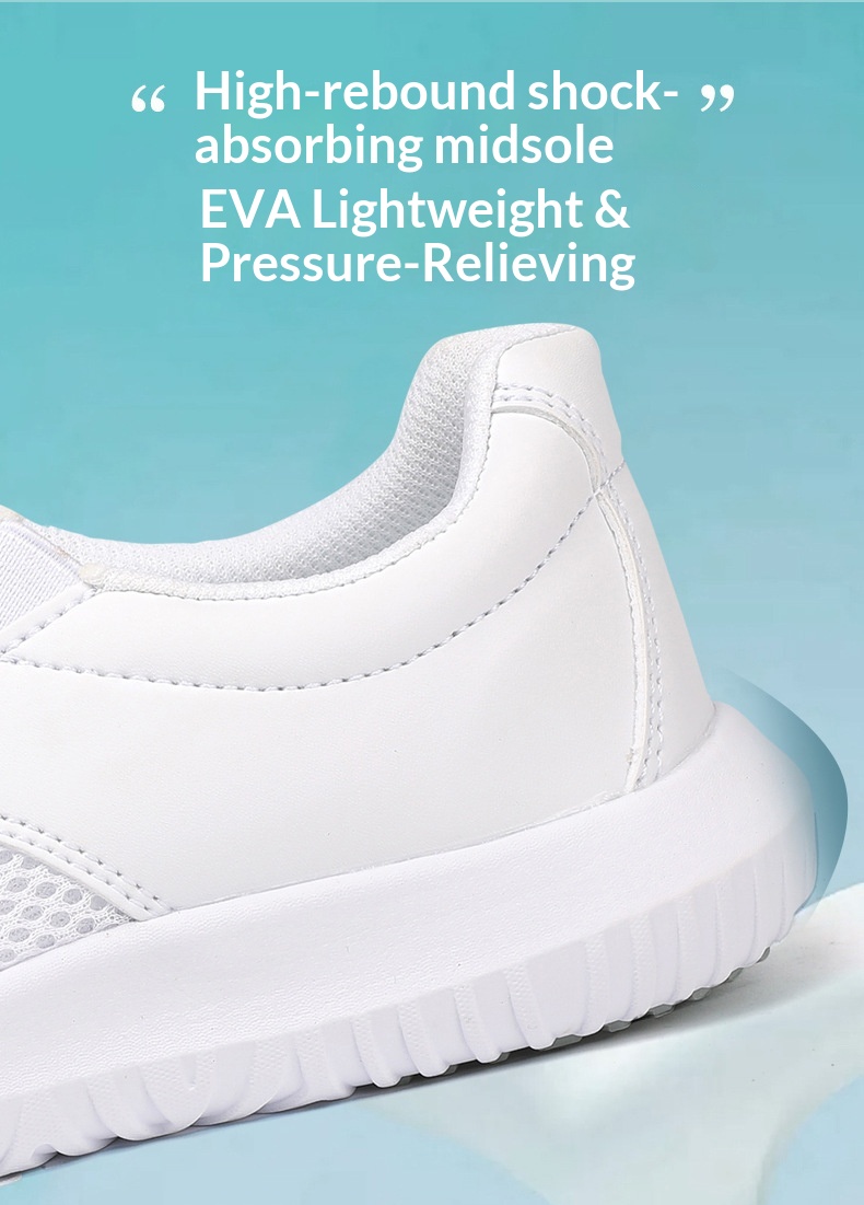 ShoeGlobe Nurse für Damen und Herren, weiche Sohle, bequem, rutschfest, flach, für Frühling, Herbst und Sommer, große Größen, leicht, medizinisch_voghion.com