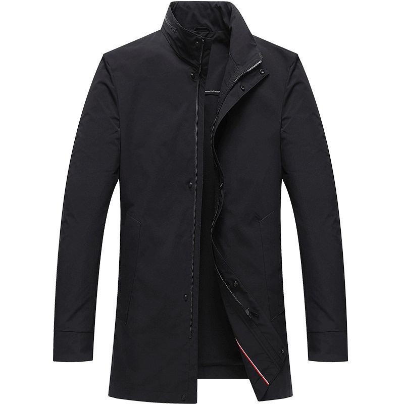 2021 Autumn New Coat Middle-aged Men's Mid-length Sleeve_voghion.com