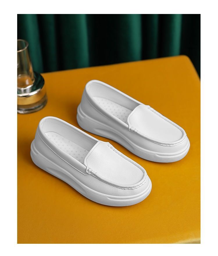 ShoeGlobe Scarpe da infermiera da donna, suola morbida, traspiranti, leggere, per allenamento, primavera, autunno, bianche, comode, piatte, da lavoro e da ufficio medico_voghion.com