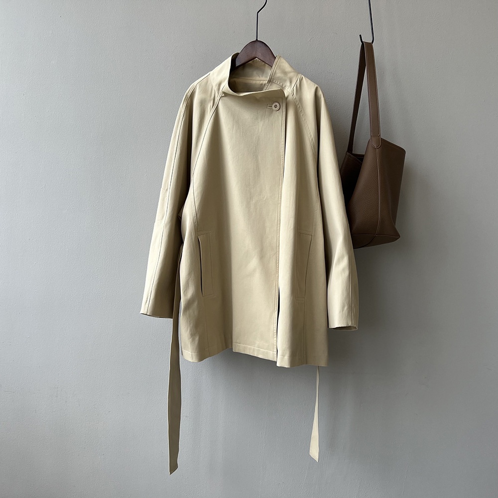 Women's Clothing Women's Clothing Women's Clothing Women's Clothing Yanshuang French Retro Style Mid-Length Trench Coat_voghion.com