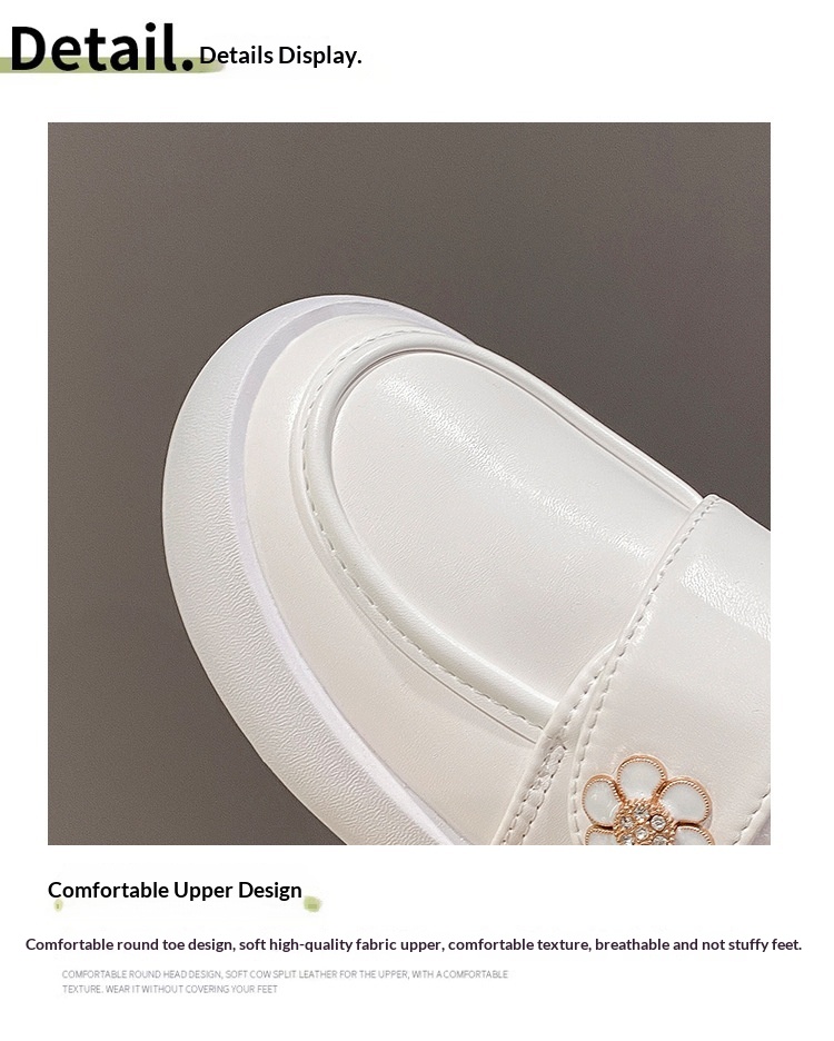 ShoeGlobe Nure da donna, comode e non affaticanti, scarpe da lavoro speciali per ufficio e medicina, bianche, in pelle, primaverili e autunnali_voghion.com