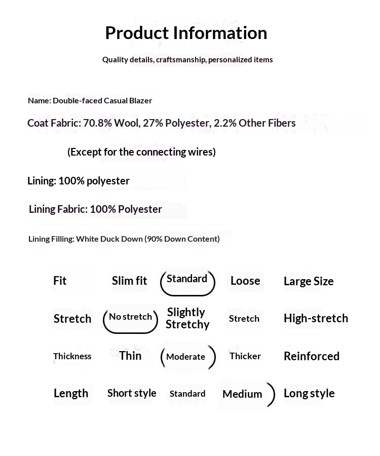 boy Boy Boy Double-Sided Wool Men's Mid-Length Autumn Winter Casual Thickened Suit Woolen Jacket New Style Trench Coat_voghion.com