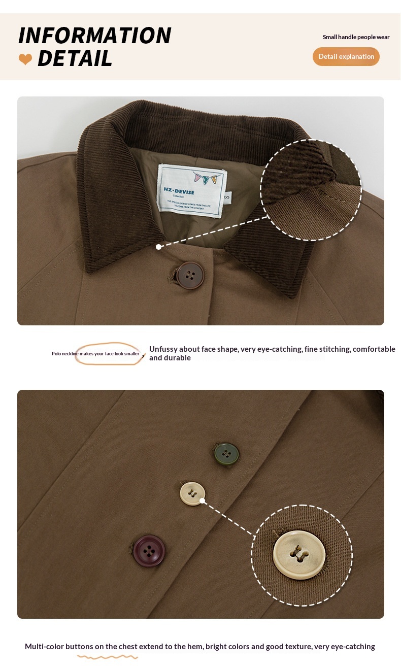 2025 Spring Japanese Style Long Trench Coat For Petite Women With Raglan_voghion.com