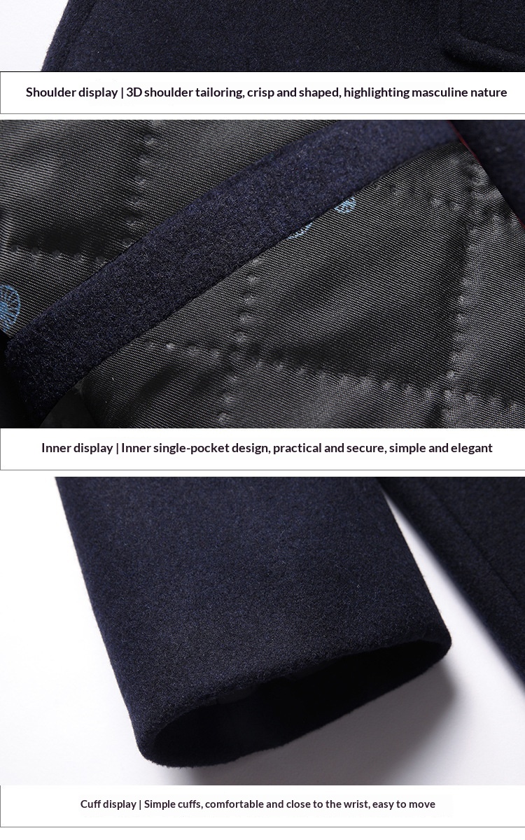 boy Boy Boy Autumn Winter New Men's Slim Fit Youth Korean Style Mid-Length Wool Coat For Men_voghion.com