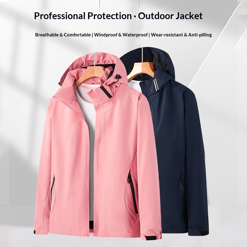 Women's Clothing Couple Style Windproof Waterproof Wear-resistant Outdoor Workwear Jacket Autumn Winter Casual Trench Coat For Men_voghion.com